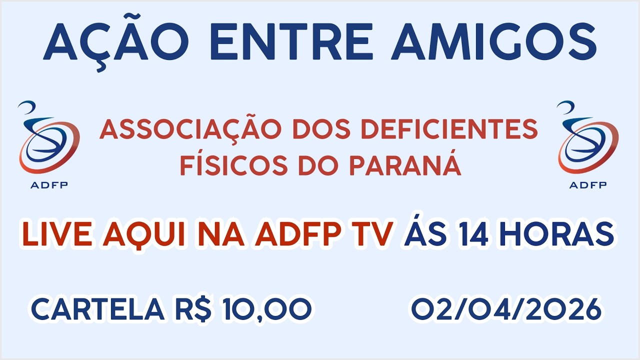 💥🔴 AO VIVO: Participe da Ação Entre Amigos da ADFP! 🔴💥 - YouTube