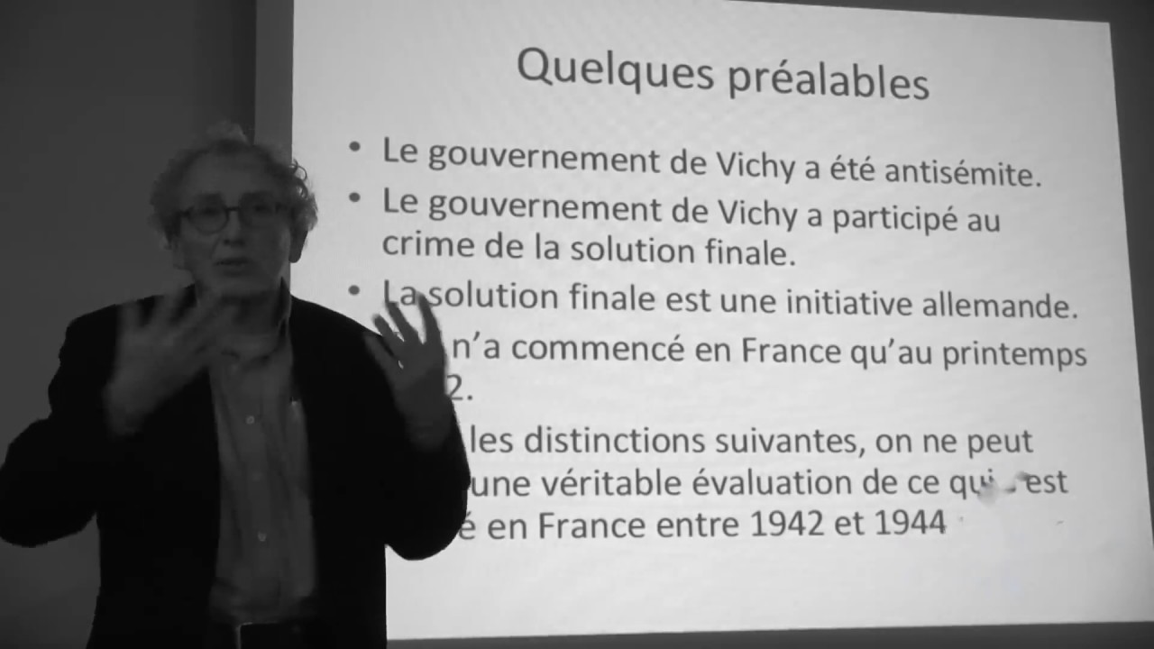 Vichy Et La Shoah Enquête Sur Le Paradoxe Français