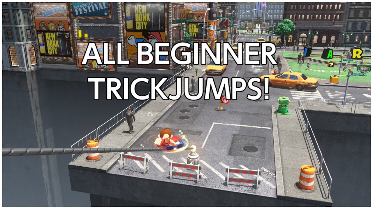 Every Beginner Trickjump! | Super Mario Odyssey