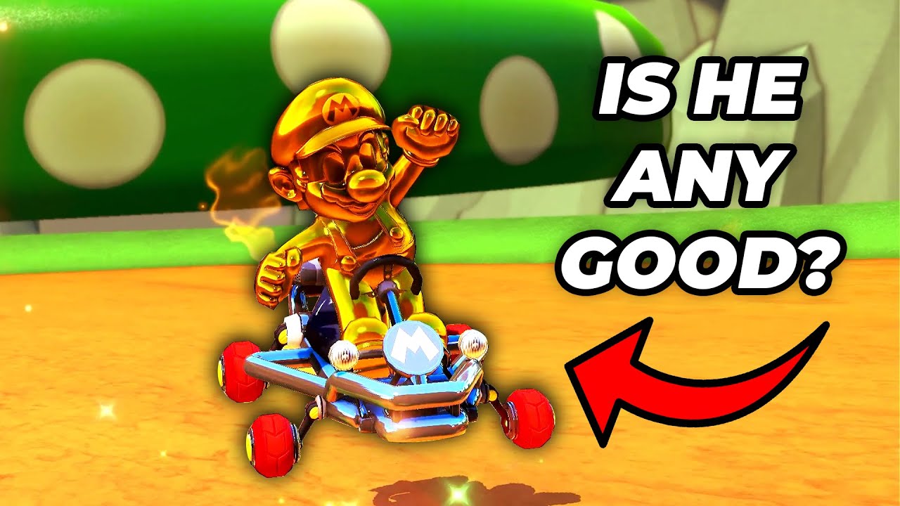 Is Gold Mario Worth it in Mario Kart 8 Deluxe? - YouTube