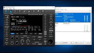 Icom IC7610 & IC7300 Internet Remote Operation with RS BA1 Demo