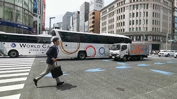 GINZA 4 chome crossing 銀座四丁目
