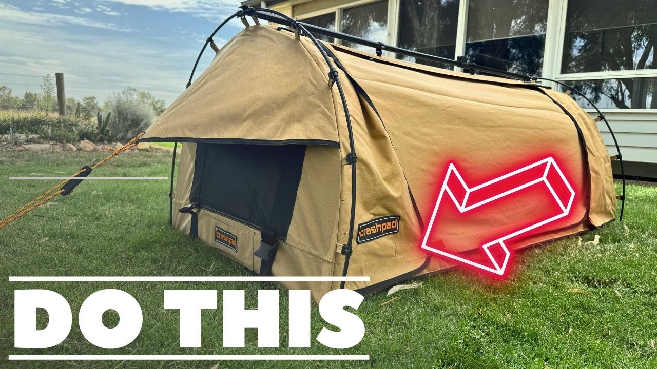 Do this before you use the Crashpad King single swag. YouTube