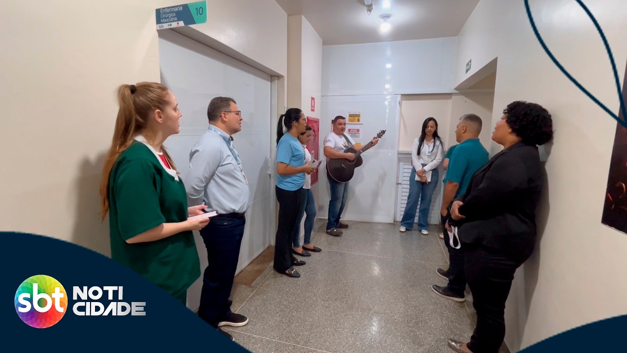 MÚSICA LEVA FÉ E ESPERANÇA PARA DENTRO DO HOSPITAL