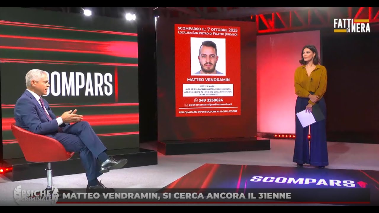 Matteo Vendramin, si cerca ancora il 31enne