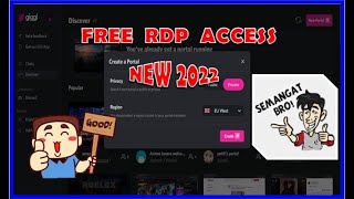 CREATE FREE RDP ACCESS 100% WORKING || CANARY GIGGL APP screenshot 2