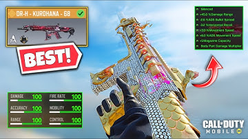 DRH "0 RECOIL" GUNSMITH BUILD | Best DRH Gunsmith Loadout | Season 10 COD Mobile
