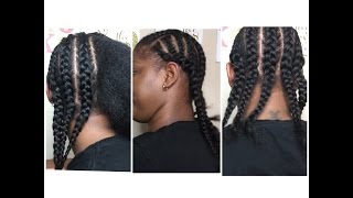 PROTECTIVE BRAIDS UNDER FULL WIGS