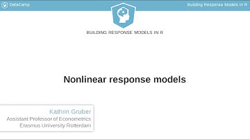 R Tutorial: Nonlinear response models