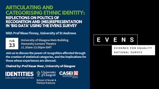 Articulating and Categorising Ethnic Identity – 23 February 2024