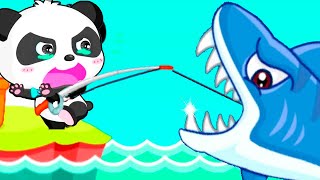 Baby Panda Fishing | Get to know 20 kinds of fish | BabyBus Gameplay Video