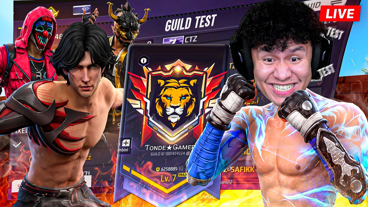 Surprise Live Guild Test of Tonde gamer 🤗 #freefire #shortsfeed #tondegamer