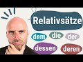 Relativsätze | Nom/Akk/Dat/Gen | Übung zum Mitmachen 💪