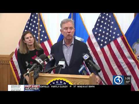 Lamont discusses Sunday's flooding