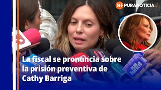 DECLARACIONES: Fiscal Constanza Encina por prisión preventiva de Cathy Barriga