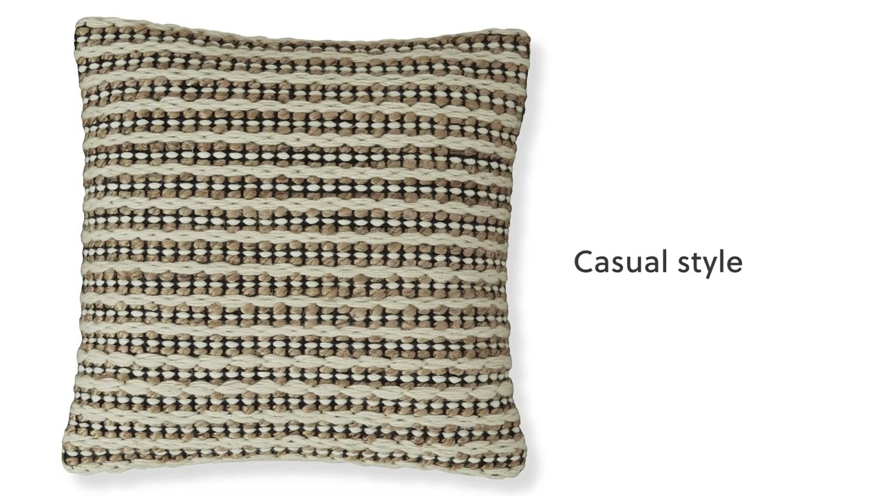 Nealington Brown Black and White Pillow Set of 4 from Signature Design by Ashley