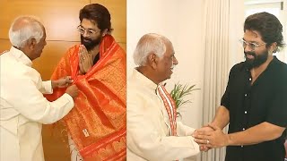 Haryana Governor Bandaru Dattatreya Meets And Congratulates Icon Star Allu Arjun | Daily Culture