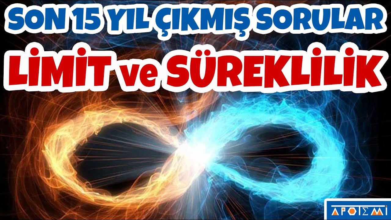 Limit ve Süreklilik Son 15 Yılın Çıkmış Soru Çözümleri - APOTEMİ YAYINLARI