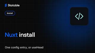 How to add Statable to a Nuxt app (nuxt.config or useHead)