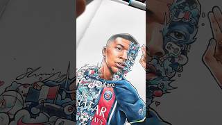 Drawing MBAPPÉ in my style! ⚽️ #mbappe
