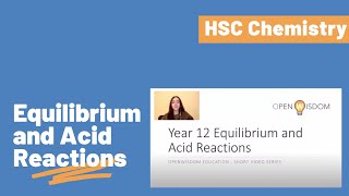 HSC Chemistry 2020 Exam | Equilibrium and Acid Reactions (Module 5) | Q35