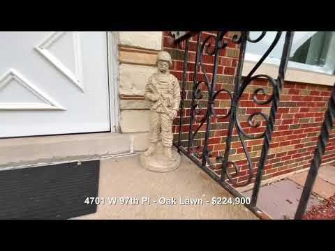 4701 W 97th Pl, Oak Lawn, IL home video tour