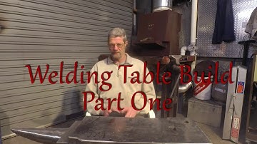 Welding Table Build Part One