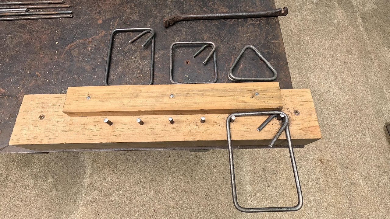 Dobladora de estribos, de madera, super fácil de hacer