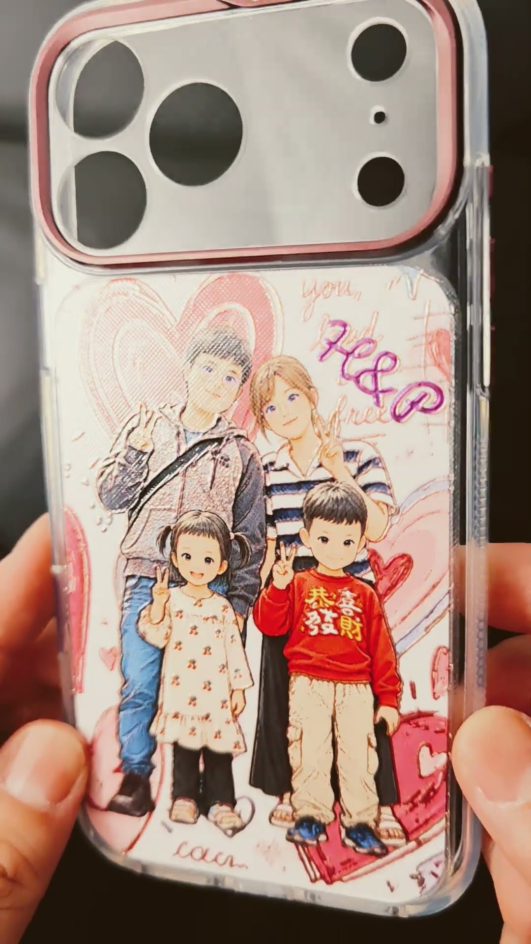 【iphone18 PRO MAX】【惡魔標準磁吸版 2S】【網點保護層】【燙玫瑰金】