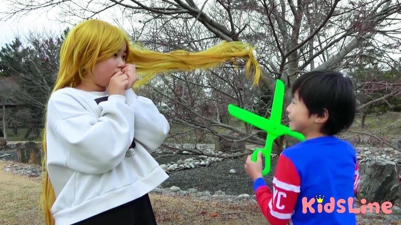 髪の毛カット！切らないで！