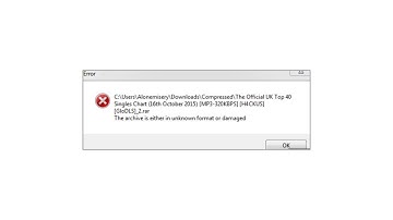 The archive is either in unknown format or damaged in Windows 11 / 10 / 8 / 7 - How To Fix Error