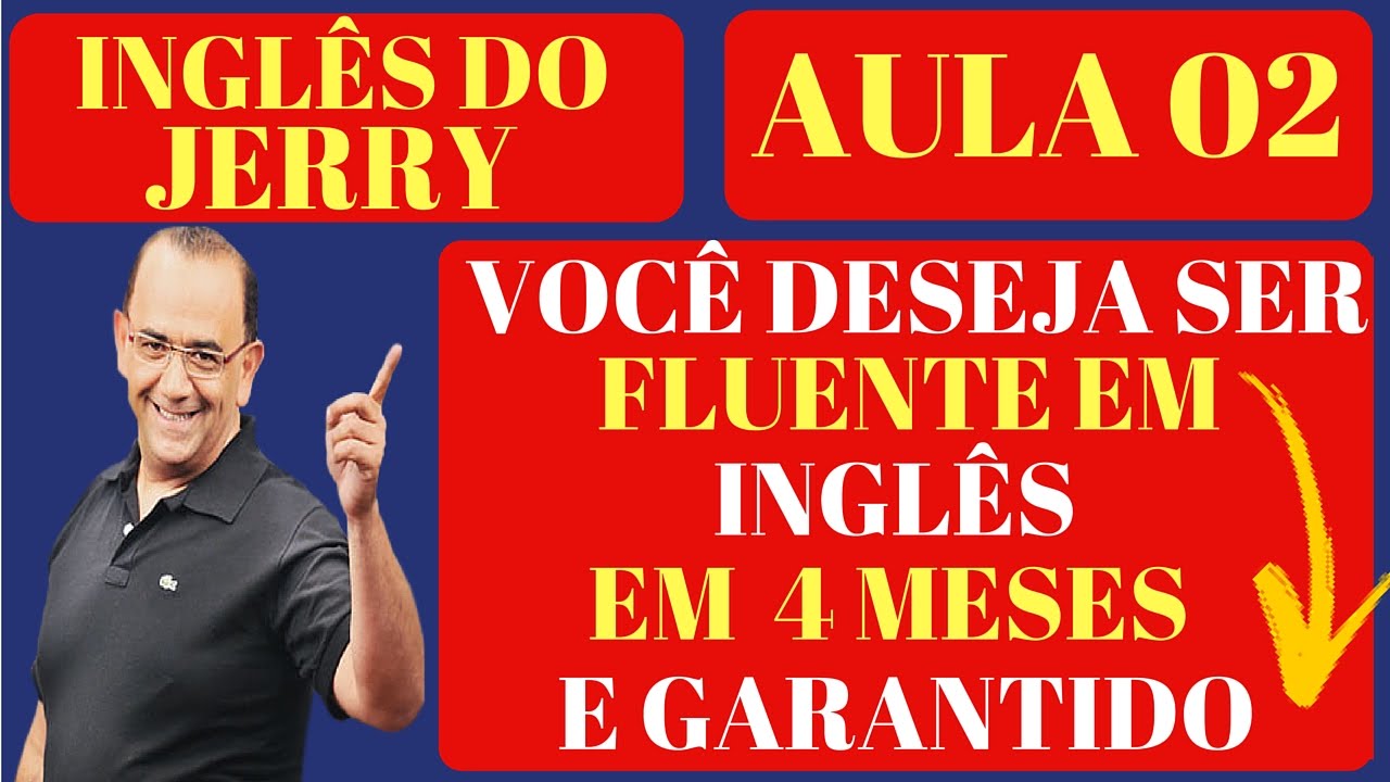 Programa para aprender ingles gratis aula 02 jerry costa youtube