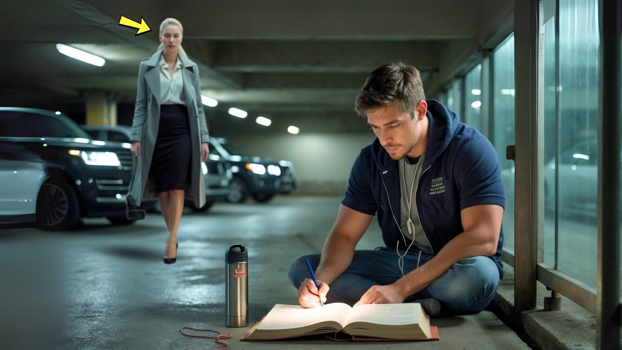 Генеральный директор под прикрытием обнаружил охранника, изучающего информацию при свете фонарика...