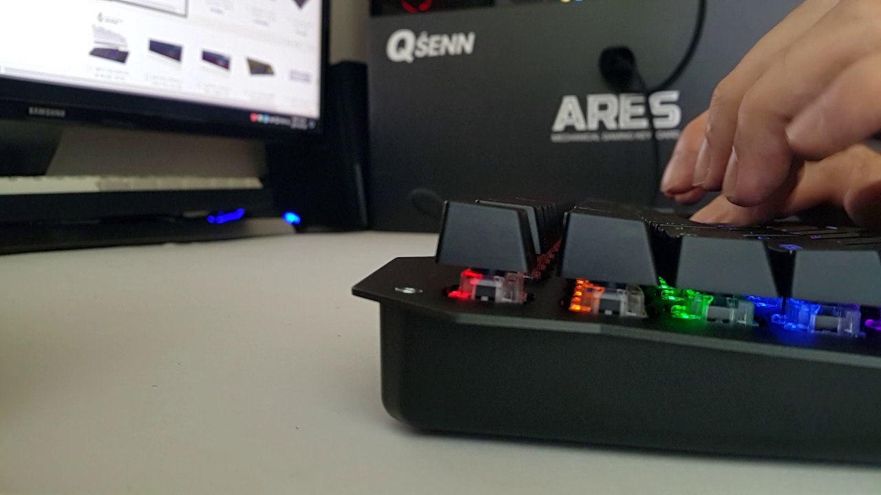 QSENN ARES Q120S 레인보우 LED 블랙, 광축