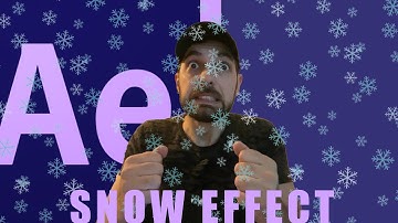 How to create snow in Adobe After Effect? - Adobe After Effect Tutorial