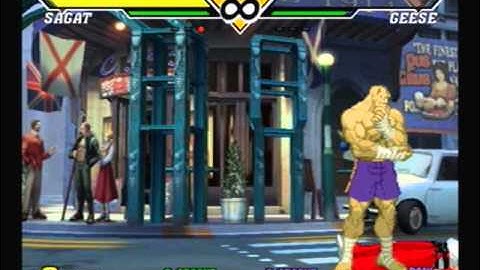 Capcom vs SNK 2 Sagat Arcade Playthrough