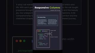 Responsive  columns using #html  #css  #shots   #viralvideo   #coding  etc