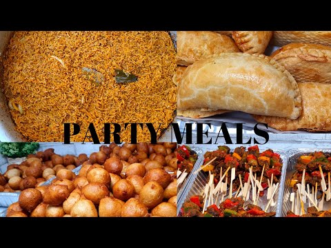 Meals to prepare for a typical African Party