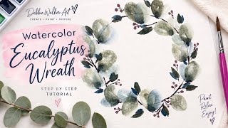 SO MUCH FUN! Let's Paint Watercolor Eucalyptus