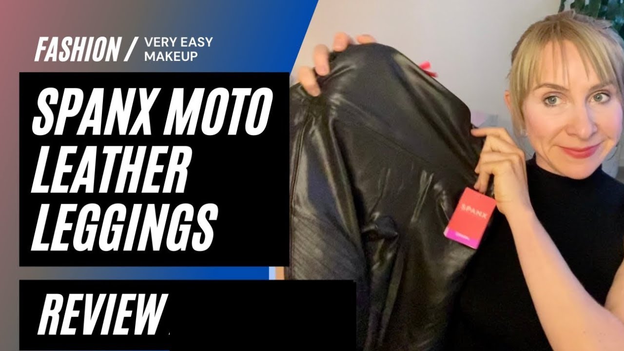Spanx Faux Leather Moto Leggings Review (and a Cheaper Dupe