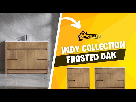Discover the Indy Collection in Frosted Oak: Top Bathroom Vanities for a Modern Look