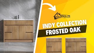 Discover the Indy Collection in Frosted Oak: Top Bathroom Vanities for a Modern Look