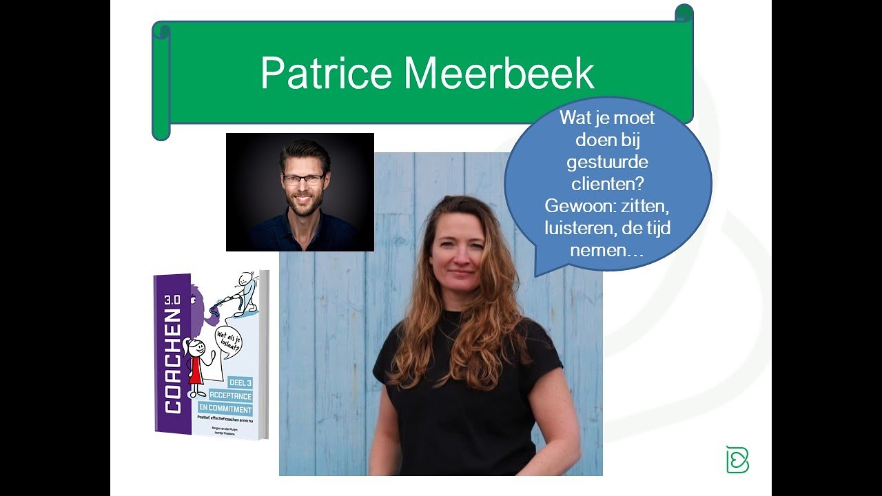 In gesprek met Patrice Meerbeek over ACT bij verslaving, werken met gestuurde cliënten en veel meer!