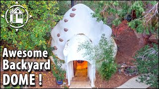 He Built a Eco-Friendly DOME HOME for his Brother
