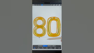 Balloons - iPad drawing in Procreate (#shorts)