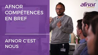 Présentation : AFNOR Compétences, organisme de formation