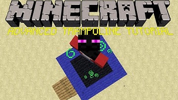 Advanced Trampoline - Minecraft Tutorial
