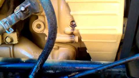 Caterpillar C15 Accert water pump leaking