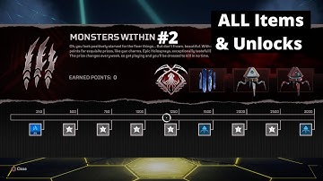 Apex Legends: "Monsters Within" Week 2 Prize Tracker ALL items & Unlocks (Season 10)