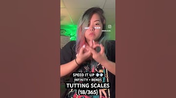#Tutting Scales(18/365): Infinity + Bends #dance #fingertutting #tuttingchallenge #gloving #tutorial